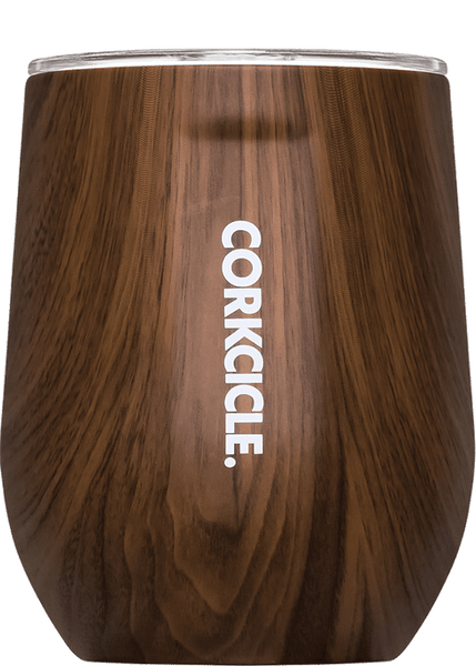 Corkcicle Stemless Wine Cup 12 oz - Walnut Wood – The Heel Shoe