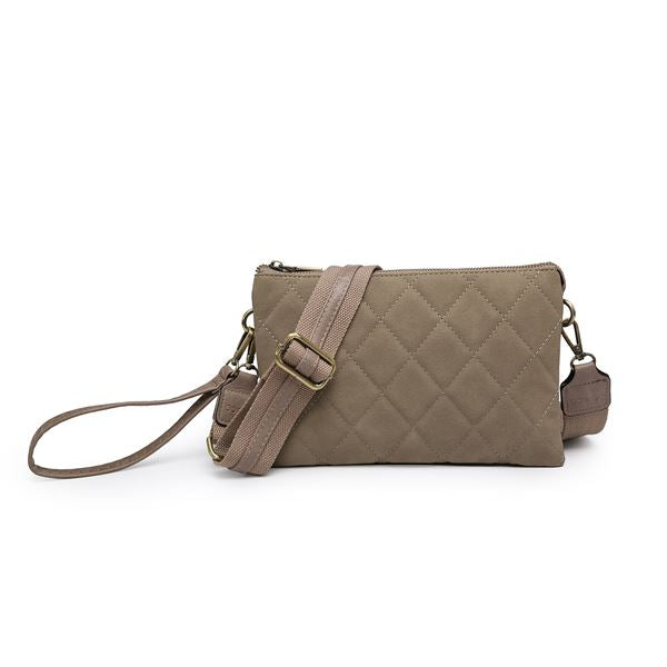 Kedzie Cloud 9 Quilted Crossbody (olive)