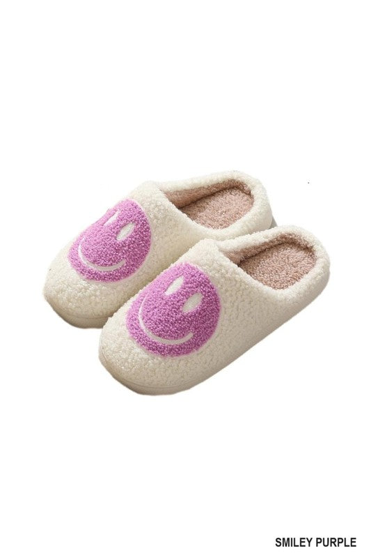 Zen Smiley Face Slippers