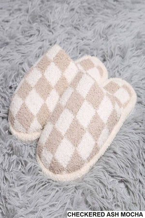 Zen Checkered Slippers