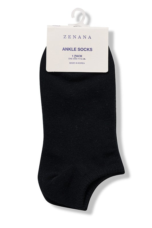 Zen Solid Ankle Socks