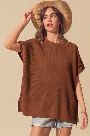 Lightweight Loose Fit Sweater Dolman Top