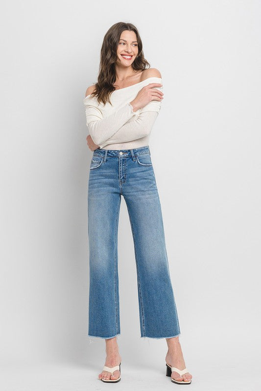 High Rise Ankle Dad Jeans