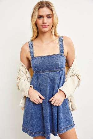 Denim A-Line Dress