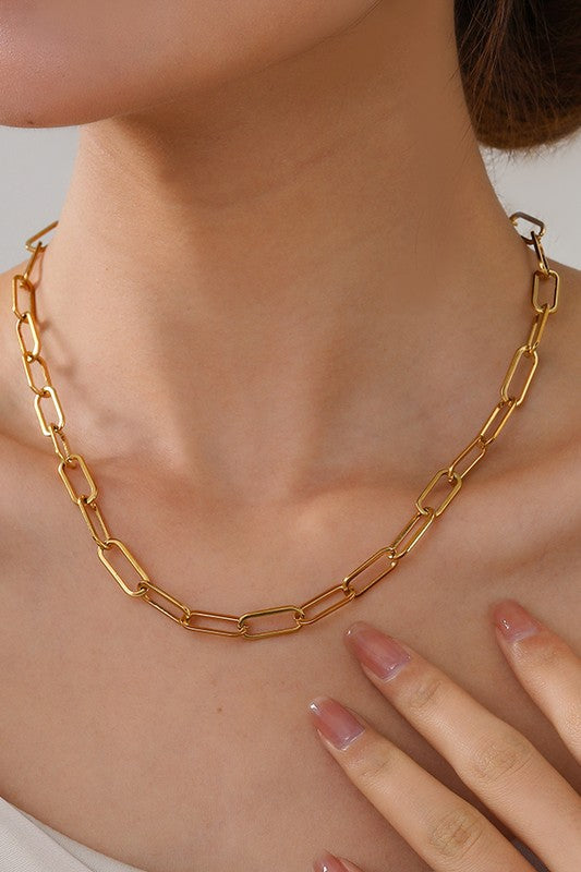 Paperclip Chain Necklace