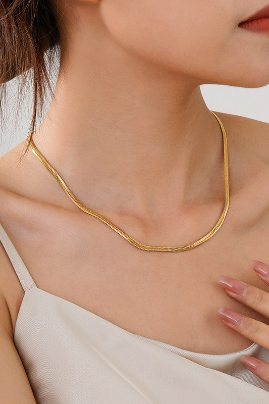 Herringbone Chain Necklace