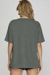 SS Round Neck Front Pocket Top