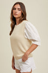 Twofer Sweater Blouse