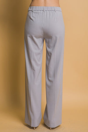 Straight Leg Classic Pinstripe Pants