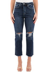 Dylan High Rise Cropped Straight Jeans