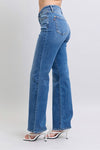 HW V-Front Straight Jeans