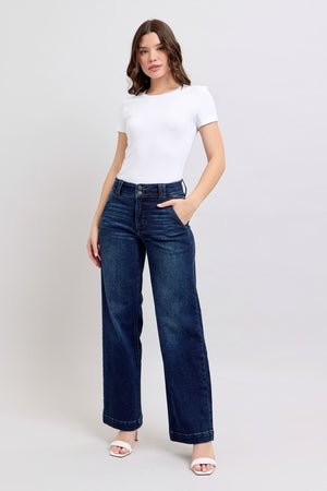 HW Wide Leg Trouser Jeans