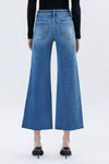 Matchless Raw Hem Wide Leg Jeans