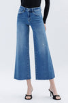 Matchless Raw Hem Wide Leg Jeans