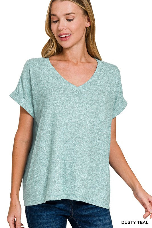 Melange Hacci VNeck Top