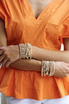 Cypress Ball Bead Stretch Bracelets