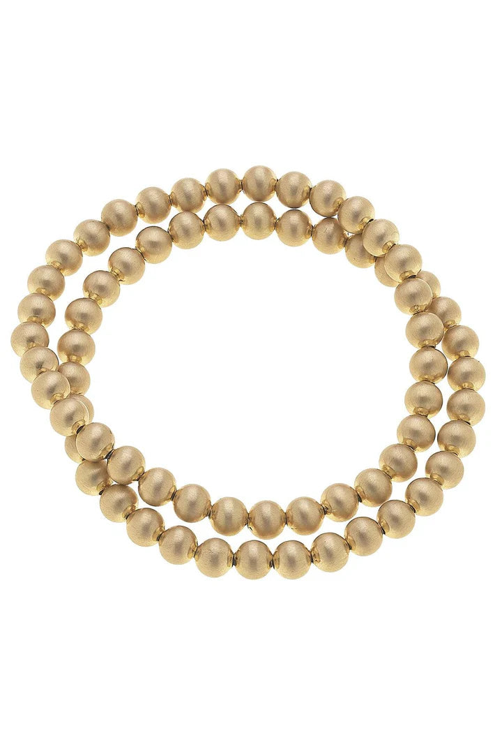 Cypress Ball Bead Stretch Bracelets