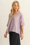 Oversized Linen Cotton Top