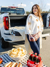 Millie Sequin Footballs Sweatshirt