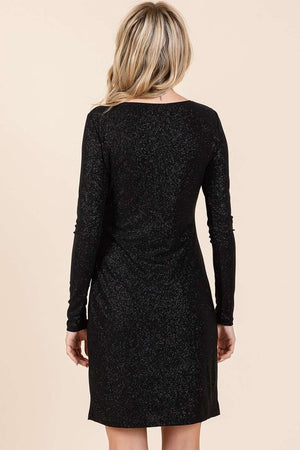 LS Glitter Knit Dress