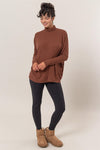 Dolman Sleeve Turtleneck Top