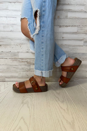 Marge Sandals- Wood Dyecut