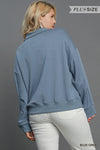 Plus Luxeknit Half Zip Top