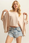 High Low Cotton Knit Top