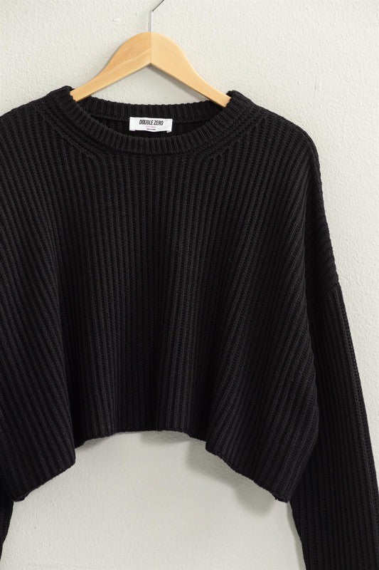 Crop Crew Sweater Top