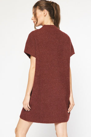 Mock Sweater Dress