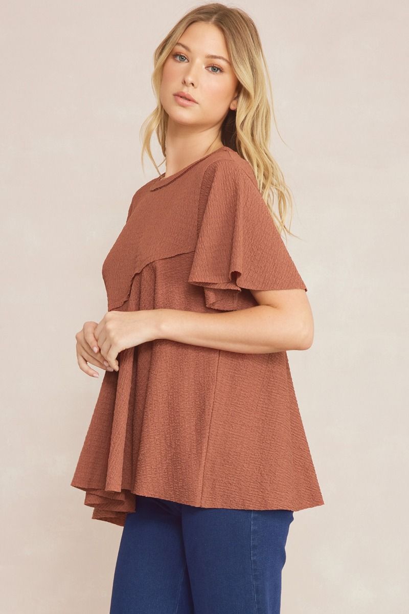 Diagonal Seam Top – Free Souls Boutique