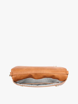 Isadora Whipstitch Flapover Wristlet Crossbody