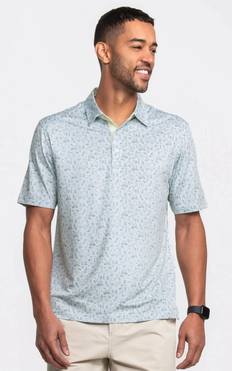 Tapped In Printed Polo Shirt