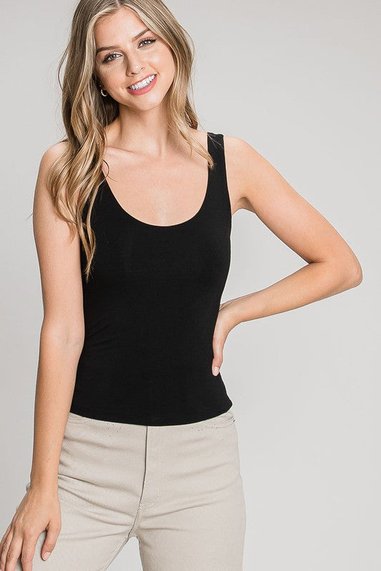 Jersey Scoop Tank Top