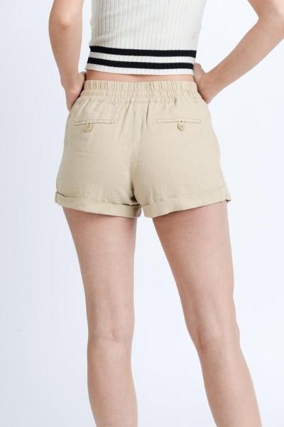 Linen Drawstring Shorts - Free Souls Boutique