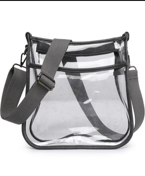 Posie Clear Zip Crossbody Bag