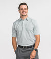 Heather Madison Stripe Polo Shirt